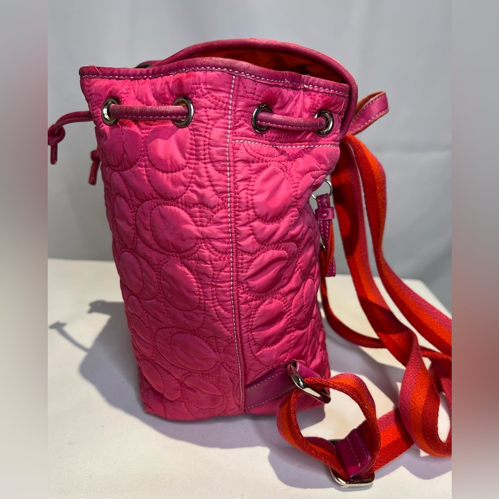 Coach Limited Edition Jack Russell Backpack quilted C’s and Soho Buckle - Picture 6 of 10